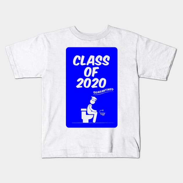 Class of 2020 - Quarantine - Graduation Kids T-Shirt by Lady_Lauren_